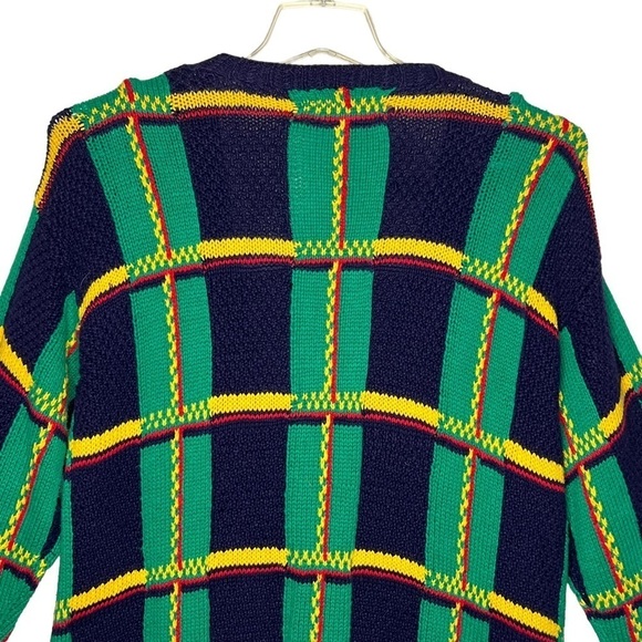 VTG Izod Retro Plaid Handknit Cardigan Sweater Plus Size 2X Relaxed Fit
Grandma - Picture 5 of 16